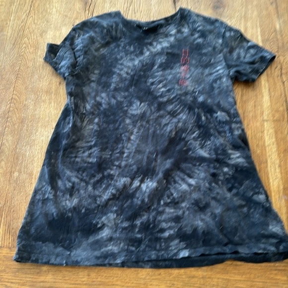 Empyre from Zumies Women's Sloane Dragon Black Tie Dye T-shirt Size Small - Picture 3 of 6